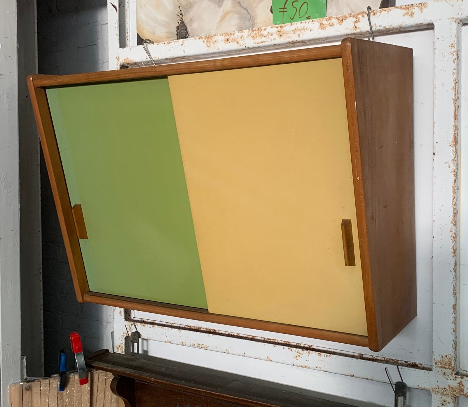 Kast vintage Piet Zwart Pastoe keuken hangkastje jaren 50, Huis en Inrichting, Verzenden
