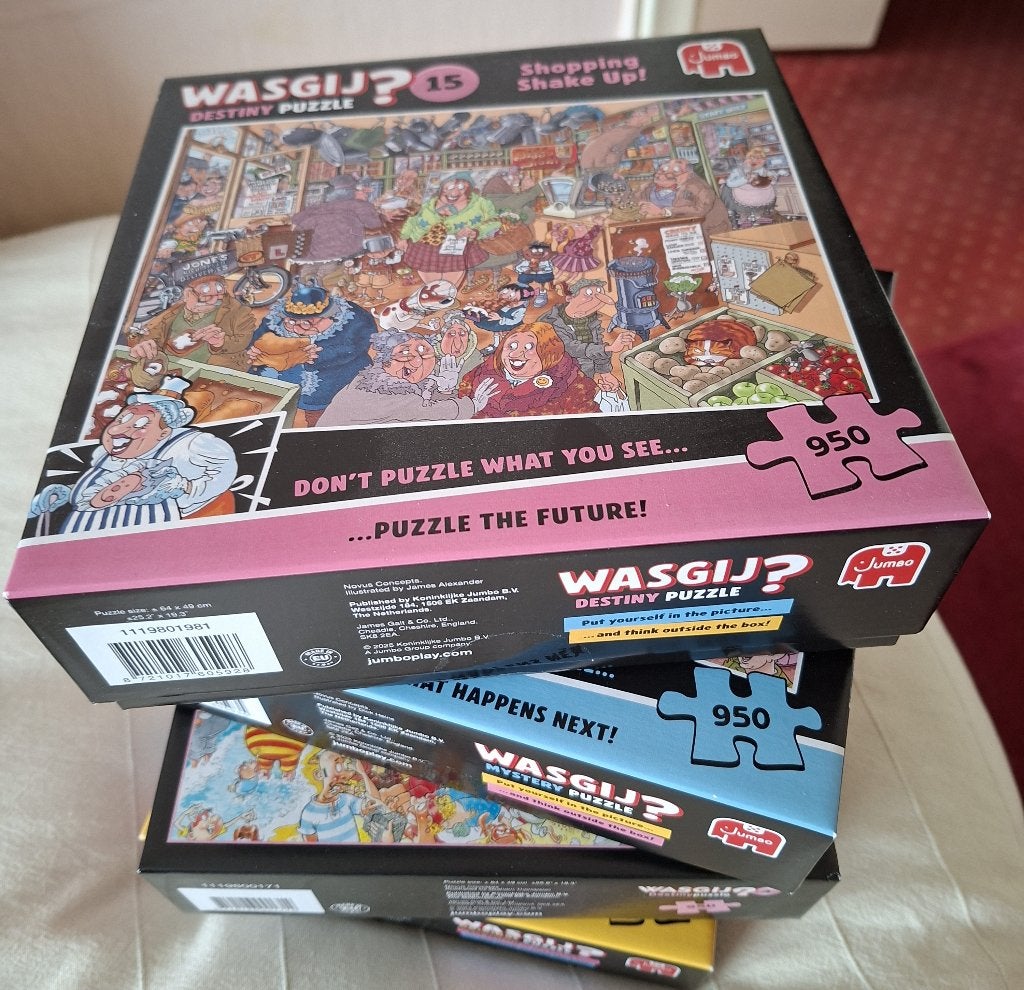 Wasgij puzzel, Ophalen, Zo goed als nieuw