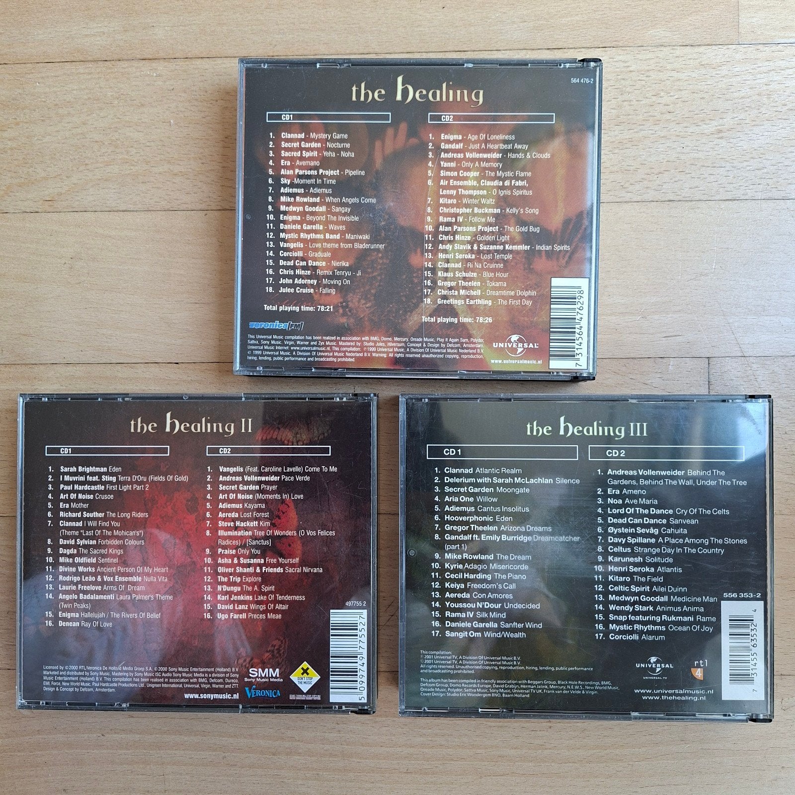 The Healing I, II & III - A Trip to Infinity CD Boxset, Cd's en Dvd's, Cd's | Overige Cd's, Ophalen of Verzenden, Gebruikt, Boxset