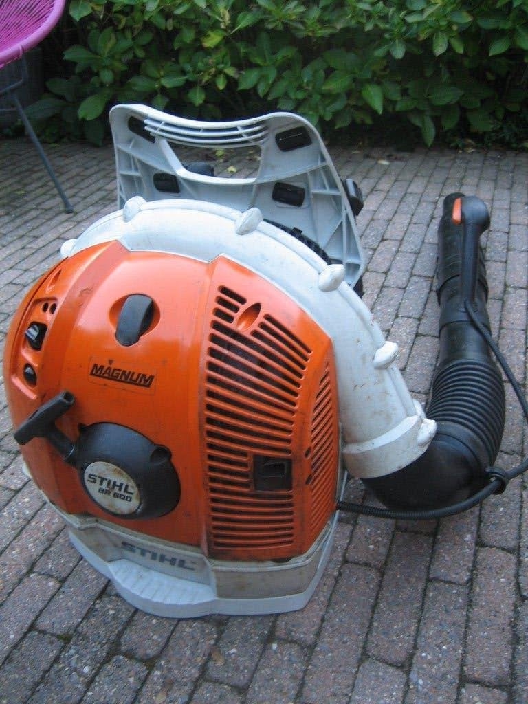 Stihl BR600 Magnum Bladblazer Ruggedragen Benzine 4-Mix, Ophalen, Gebruikt, Ruggedragen, Stihl