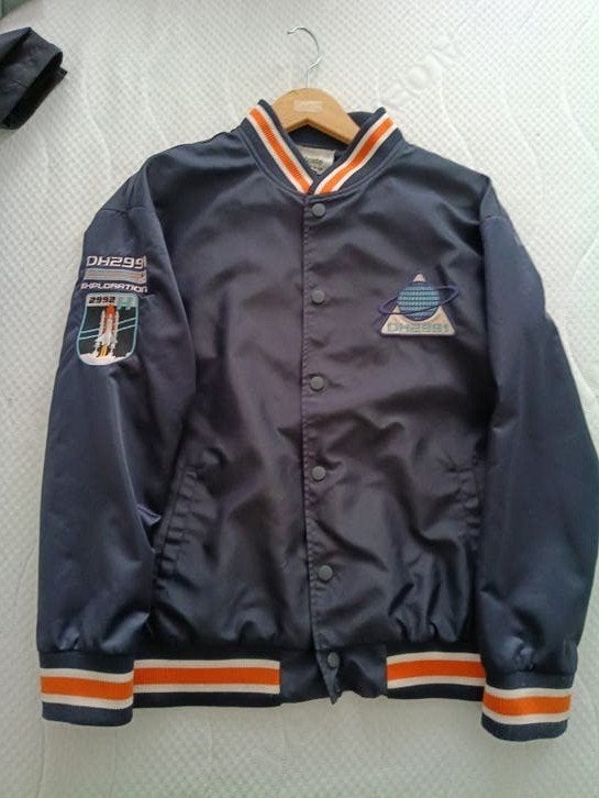 Zgan bomberjack 170/176 shoeby met patches, Ophalen of Verzenden, Zo goed als nieuw, Shoeby, Jongen