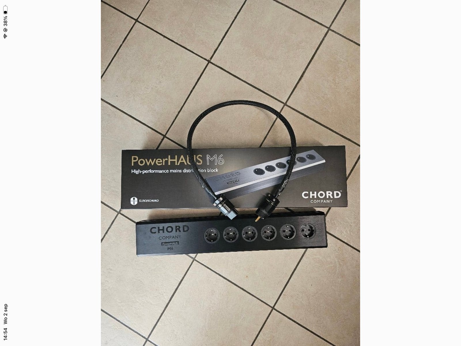 Chord Powerhaus M6 met Signature kabel, Ophalen of Verzenden, Zo goed als nieuw, Minder dan 2 meter, Overige kabels