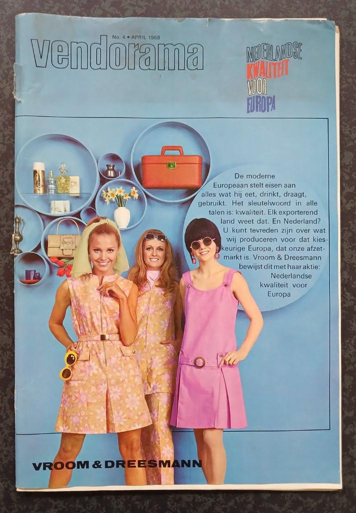 V&D Vendorama folder 1968 Vroom & Dreesmann / schade, Verzenden, Zo goed als nieuw, Folder