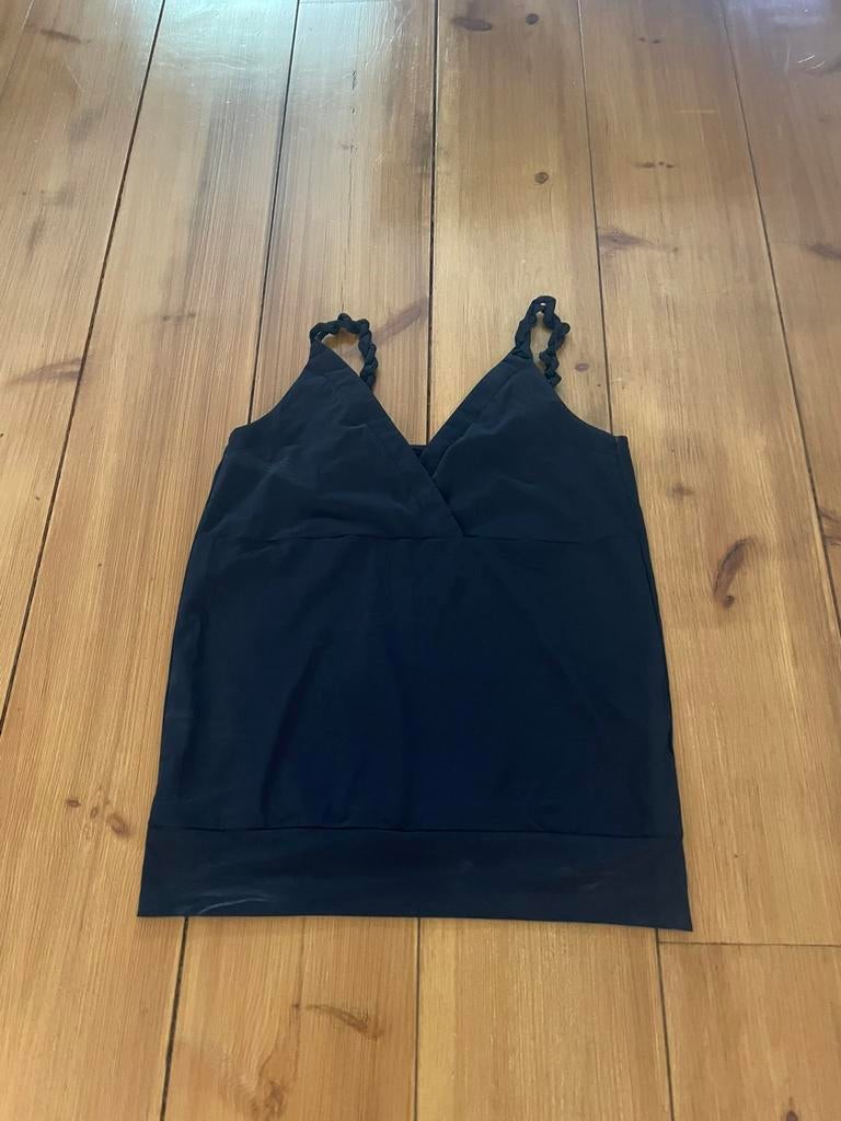 Mooie blauwe travelstof top Studio Anneloes, M, Maat 38/40 (M), Blauw, Ophalen of Verzenden, Zo goed als nieuw