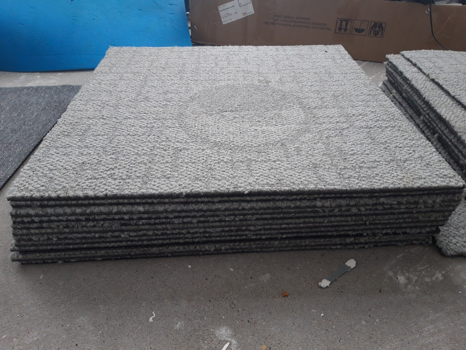 PARTIJ TAPIJTTEGELS 50X50 GRIJS, Ophalen, 50 tot 100 cm, Vierkant, 50 tot 100 cm