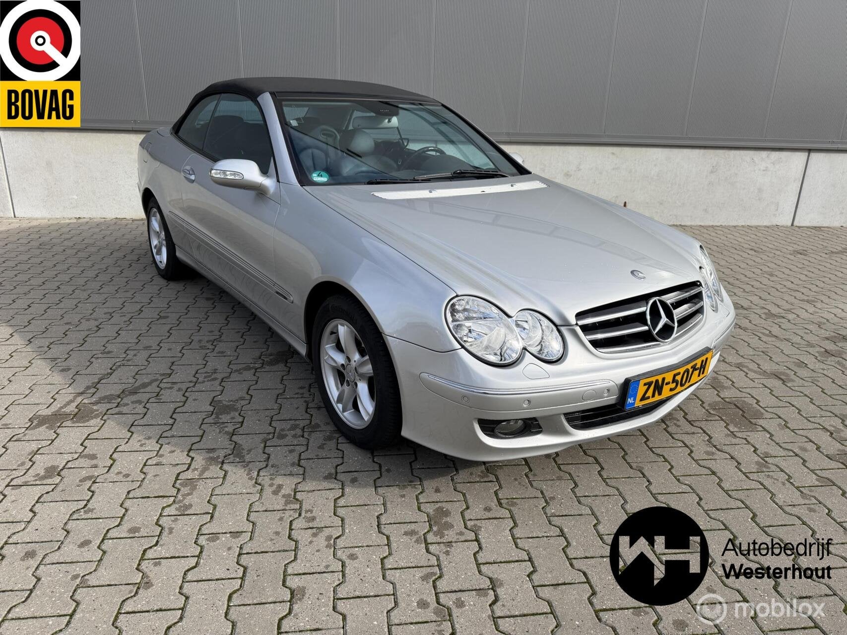 Mercedes CLK-klasse Cabrio 240 V6 Elegance|STOELVERWARMING, Auto's, Automaat, Achterwielaandrijving, Gebruikt, 2597 cc