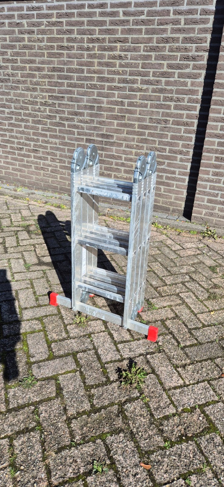 Alupro Vielzweckleiter 4x3 multifunctionele ladder, Doe-het-zelf en Verbouw, Ophalen, Gebruikt, Ladder, Opvouwbaar of Inschuifbaar
