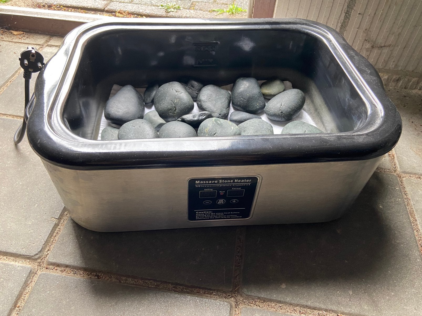 Hot stone verwarmer, Ophalen, Gebruikt, Hotstone