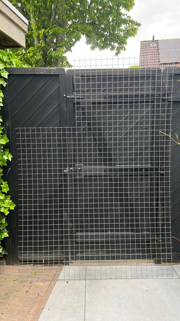 Gaashekwerk RVS voor klimplanten of afscheiding, Ophalen, Beukenhaag, 100 tot 250 cm