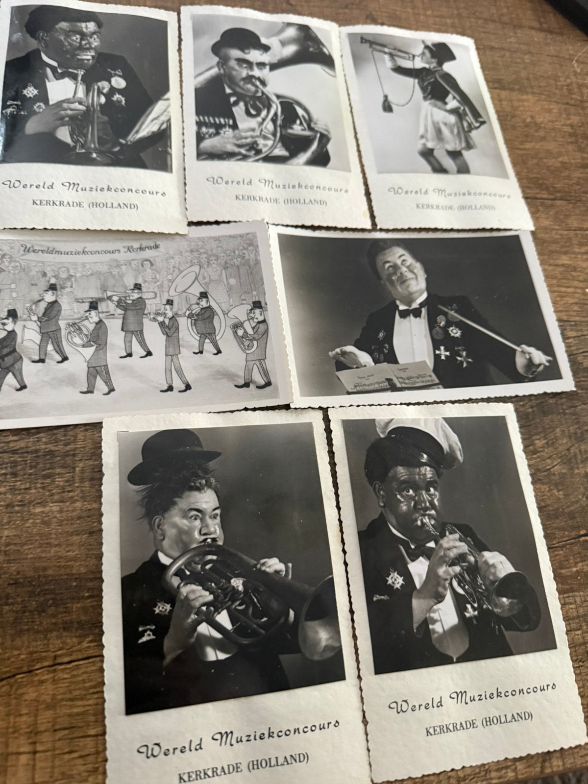 7 foto kaarten WMC kerkrade  jaren 50, Ophalen of Verzenden, 1940 tot 1960, Ongelopen, Limburg
