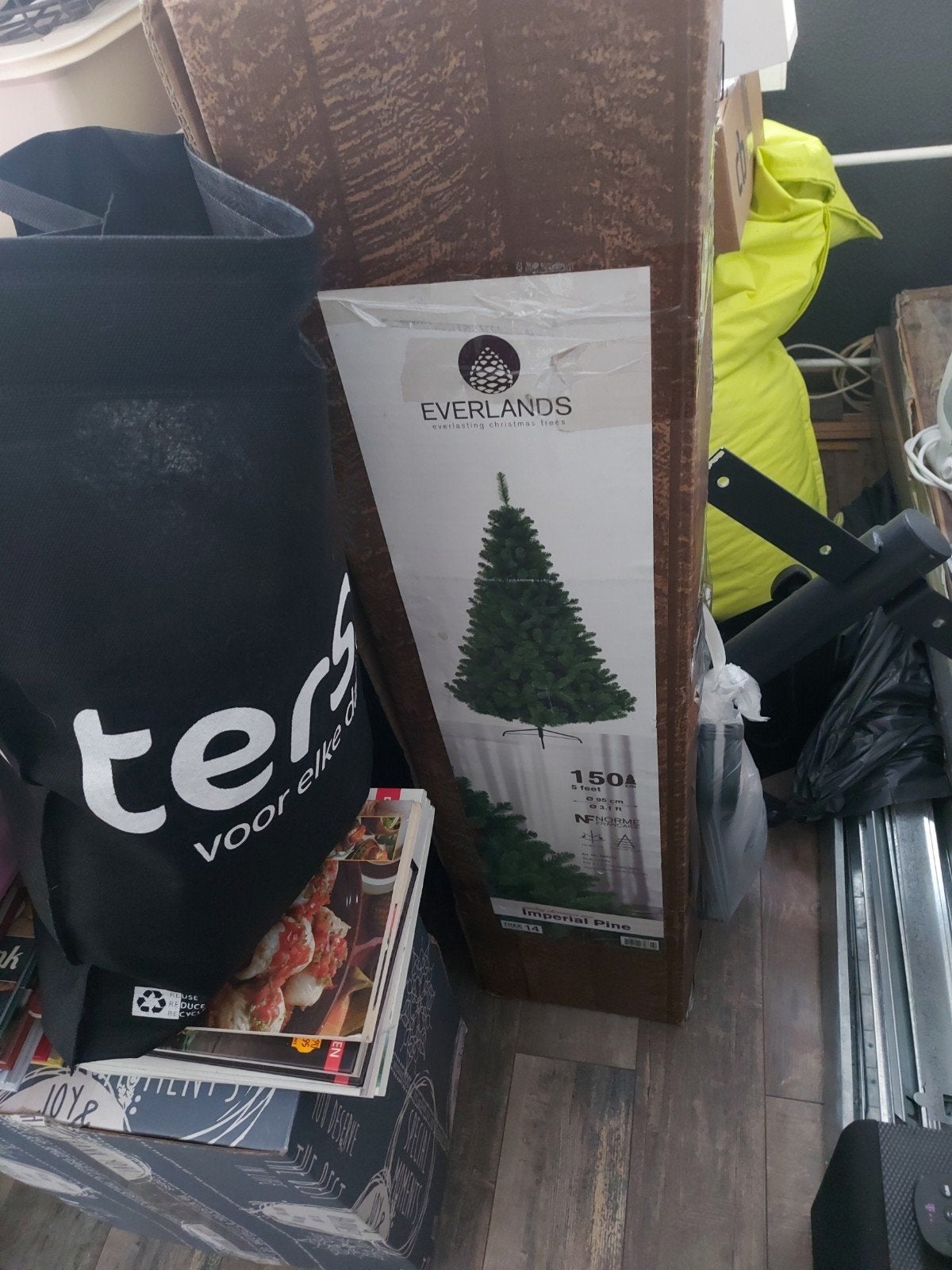 Kerstboom, Ophalen