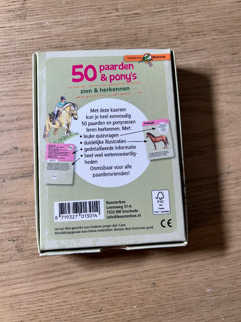 50 Paarden en Pony's Zien & Herkennen, Ophalen of Verzenden, Zo goed als nieuw
