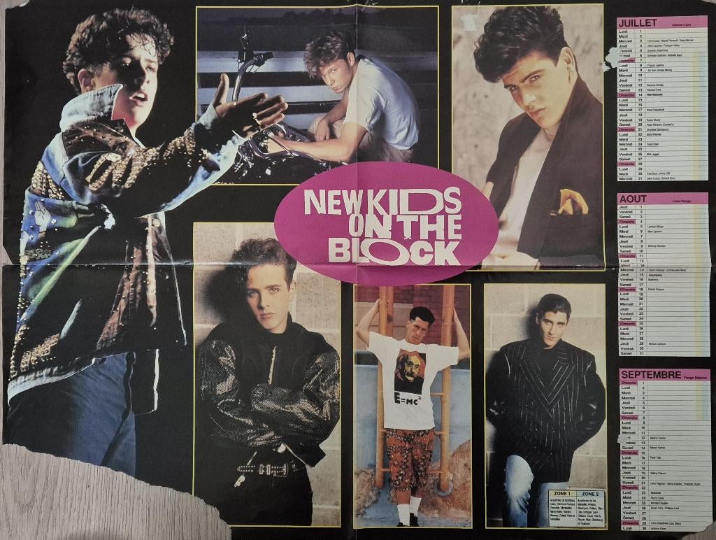 5 Mooie posters NKOTB ,JOE, JORDAN & DANNY (O.A SH), Ophalen of Verzenden, A1 t/m A3, Muziek, Rechthoekig Staand