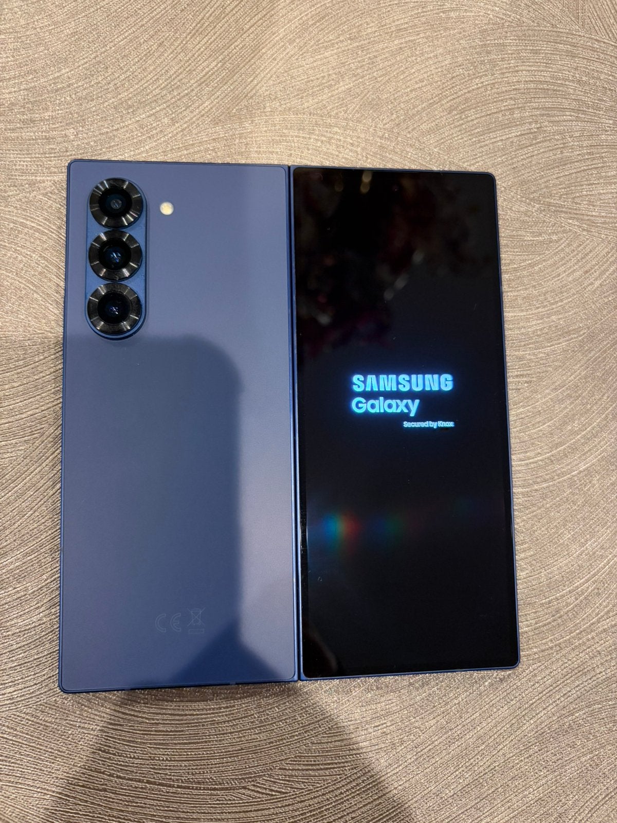 Samsung Z Fold 6 256GB Navy NIEUWSTAAT‼️, Blauw, Ophalen of Verzenden, Zo goed als nieuw, Galaxy Z Fold