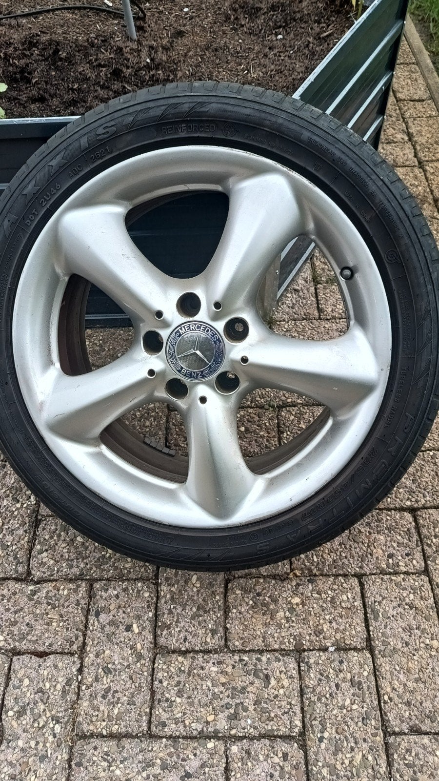 Mercedes breedte set velgen 18 inch 225 / 245, Auto-onderdelen, Banden en Velgen, Ophalen, 245 mm, Velg(en), 17 inch