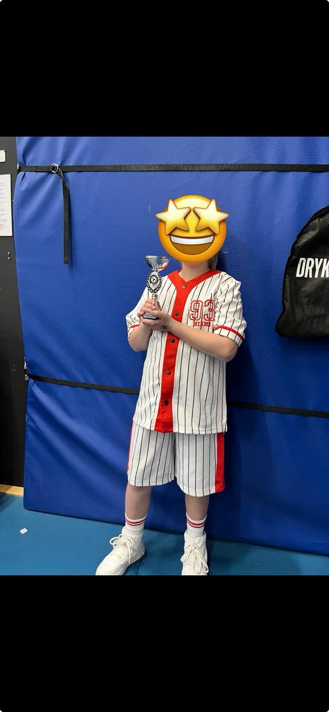 zomerse kledingset baseball style (hip hop), Ophalen, Zo goed als nieuw, Meisje, Setje