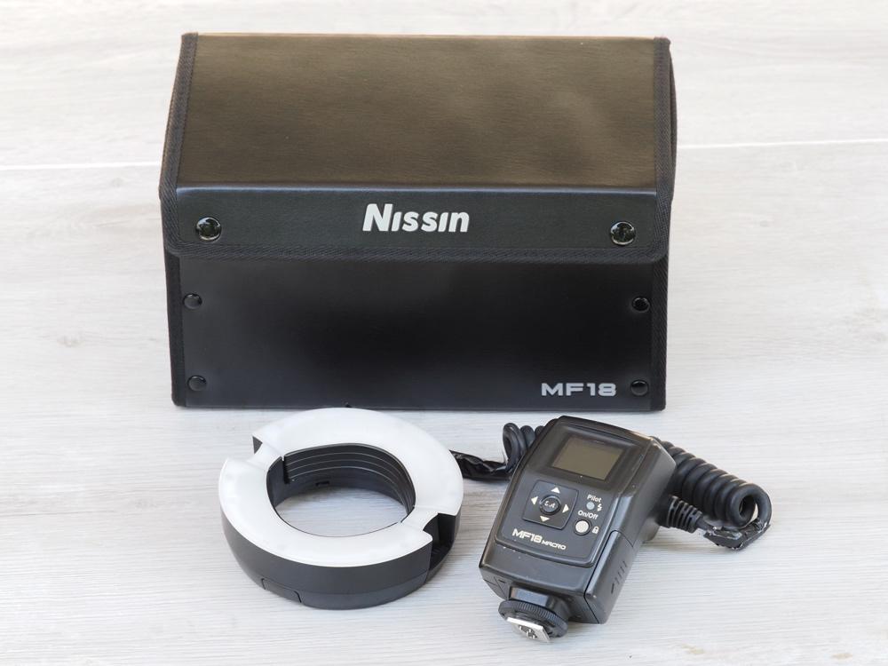 Nissin MF18 Nikon Ring Macro Flash, Ophalen, Gebruikt, Overige merken