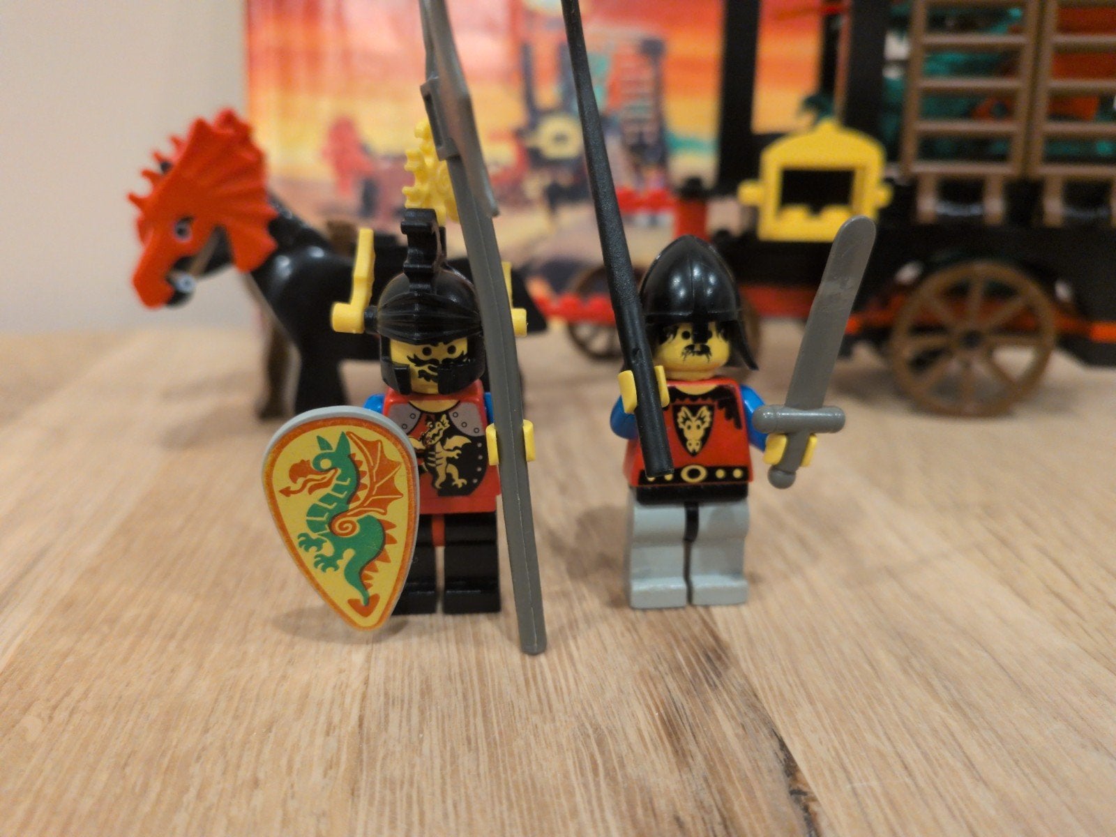 Lego 6056 - Dragon Wagon, Gebruikt, Lego, Ophalen of Verzenden, Castle