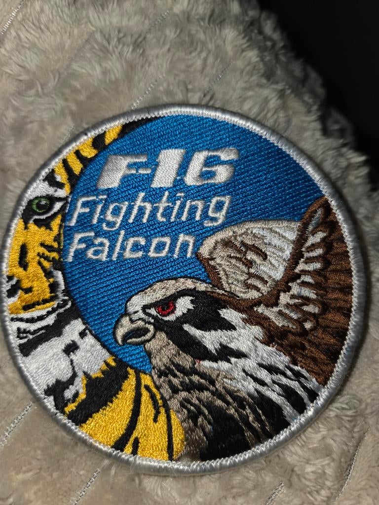 F-16 Fighting Falcon Nato Tigers Swirl Patch, Ophalen of Verzenden