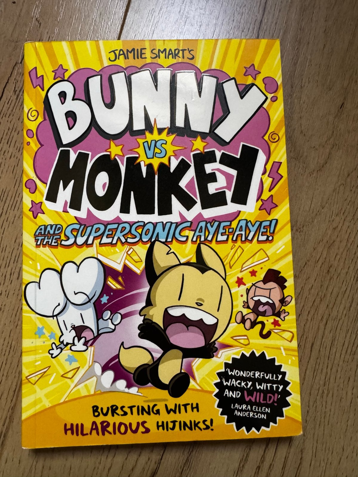 Jamie Smart's Bunny vs Monkey: The Supersonic Aye-Aye!, Ophalen of Verzenden, Zo goed als nieuw, Fictie