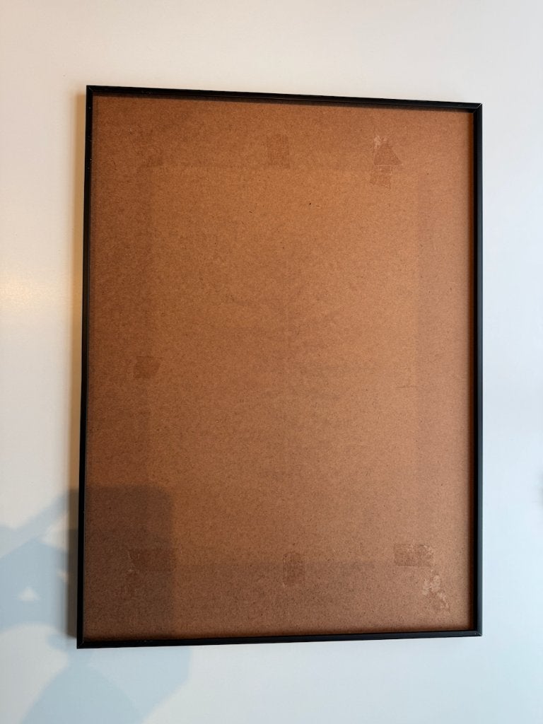 4x zwarte metalen fotolijsten (61cm x 45 cm), 2 met glas, Audio, Tv en Foto, Fotografie | Fotolijsten, Ophalen, Gebruikt, Metaal