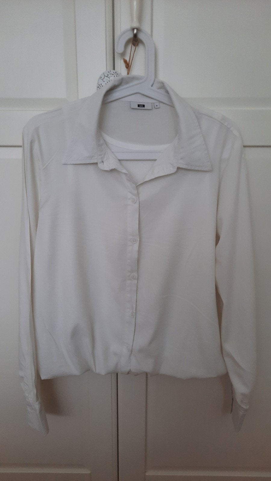 Witte blouse met lange mouwen, merk WE, Kleding | Dames, Maat 38/40 (M), WE, Wit, Ophalen of Verzenden