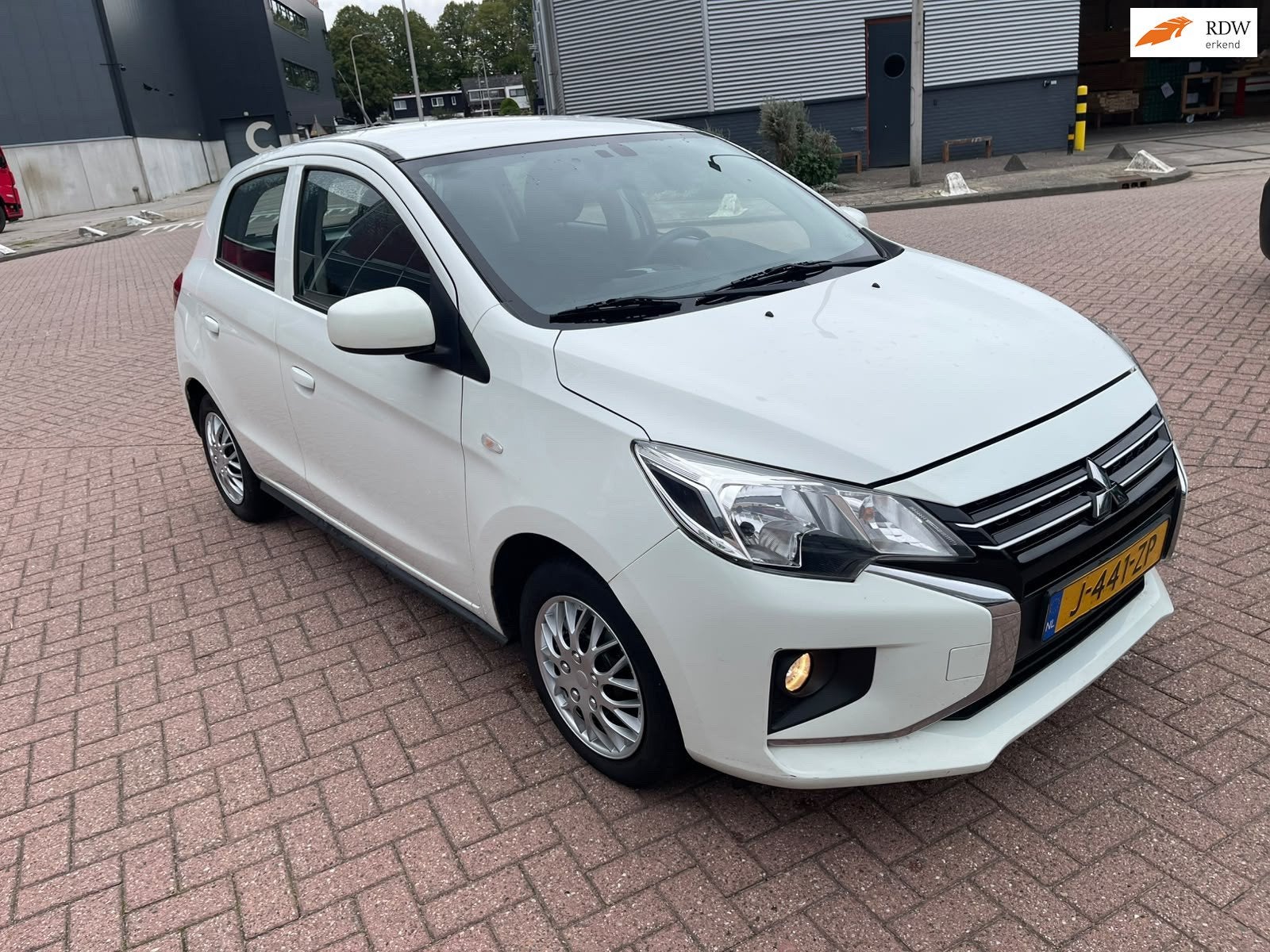 Mitsubishi Space Star 1.0 Cool+ 1e eigenaar Airco 5 DR Volle, Auto's, Voorwielaandrijving, Dealer onderhouden, Euro 6, Wit