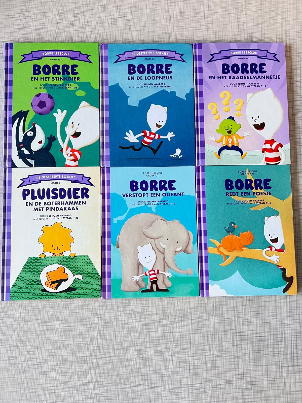 Borre Leesclub Boeken - Complete Set van 6, Boeken, Ophalen of Verzenden, Zo goed als nieuw, Fictie algemeen