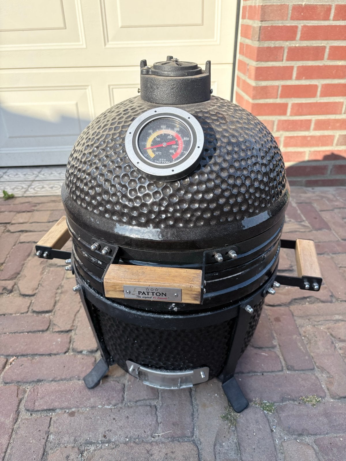 Patton Kamado BBQ - Compact en Compleet, Tuin en Terras, Houtskoolbarbecues, Gebruikt, Ophalen