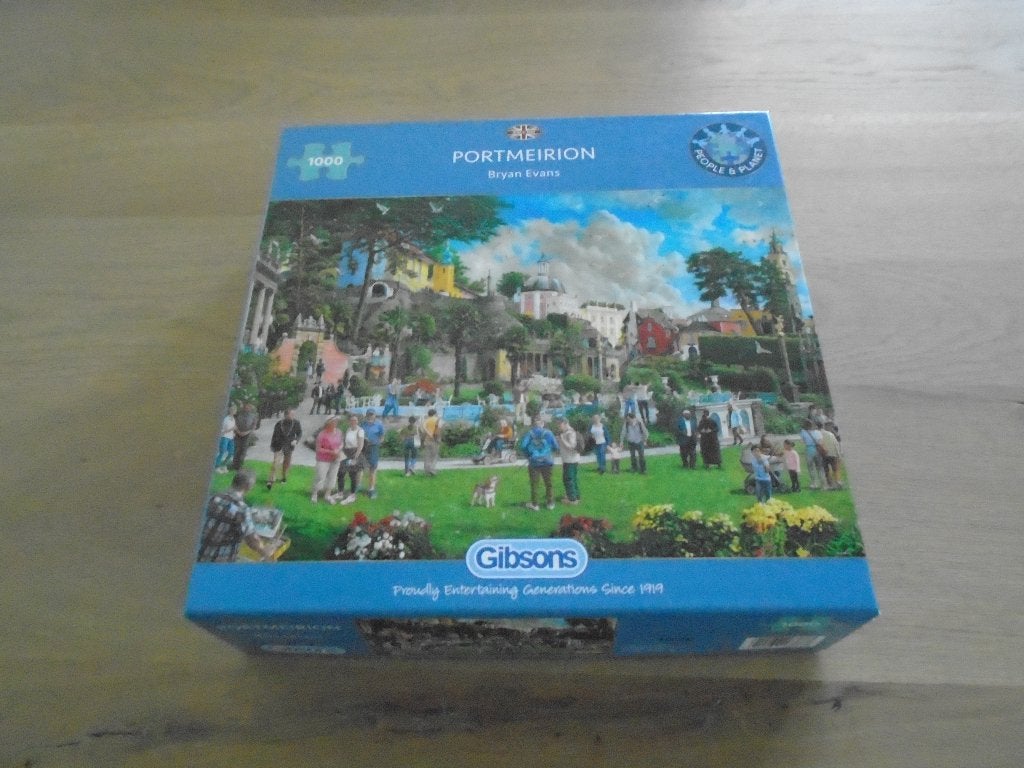 Gibsons puzzel: Portmeirion, Hobby en Vrije tijd, Denksport en Puzzels, Ophalen, 500 t/m 1500 stukjes, Zo goed als nieuw, Legpuzzel