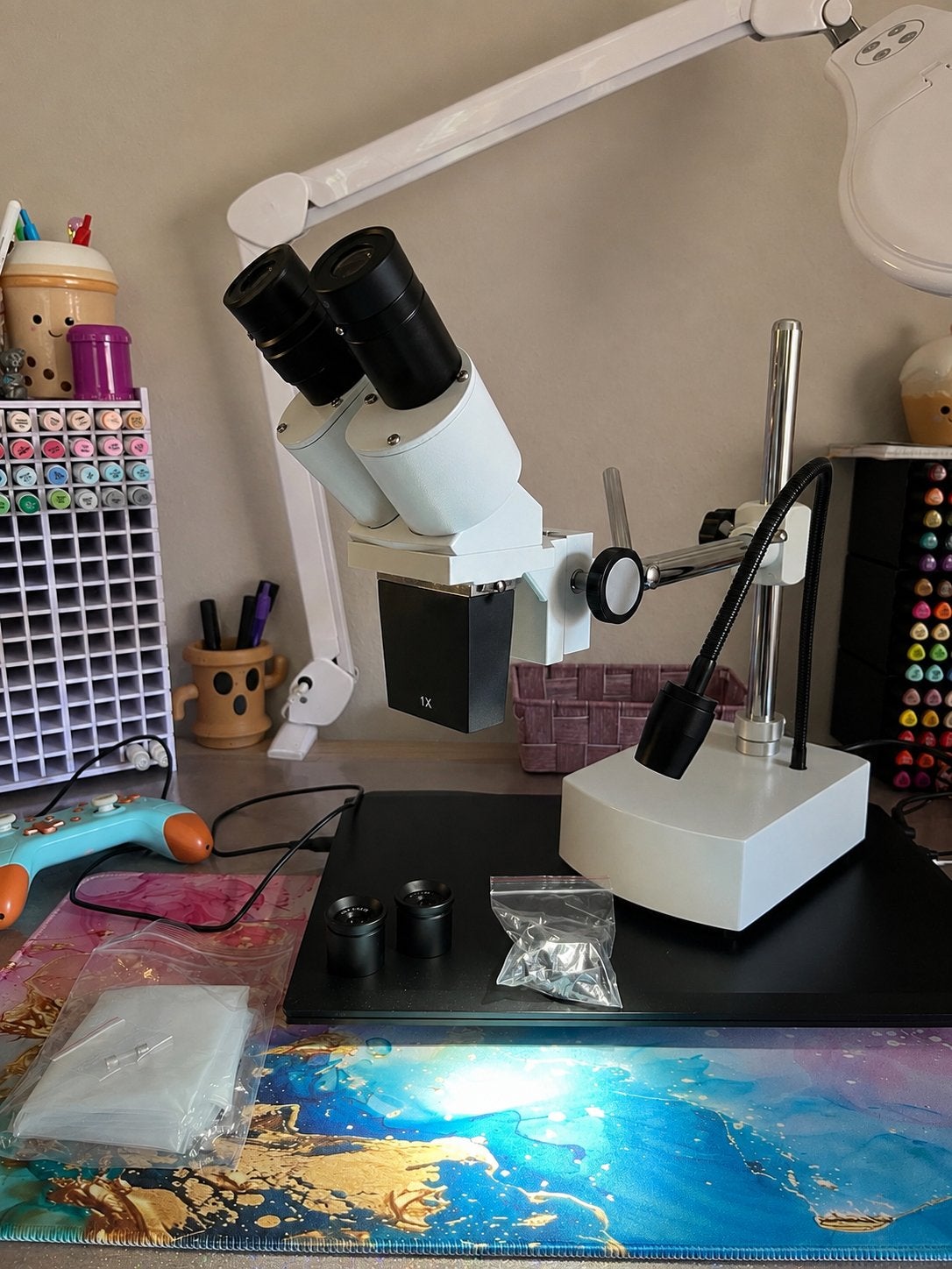 Stereomicroscoop, Audio, Tv en Foto, Ophalen, Zo goed als nieuw, Minder dan 400x