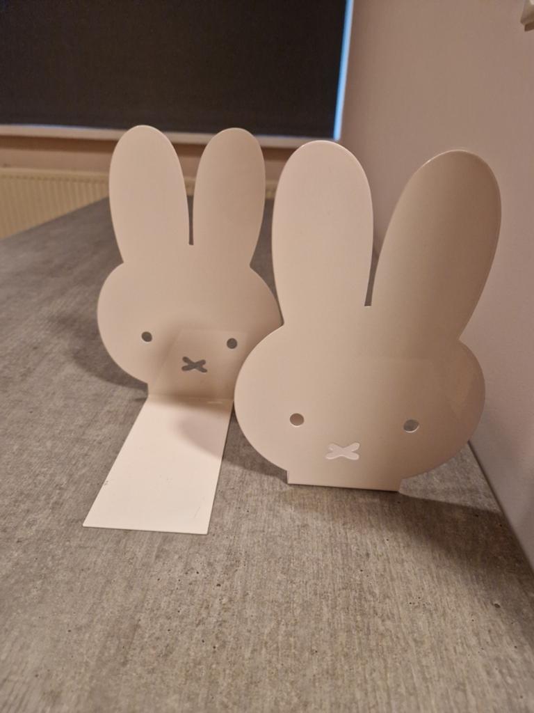Nijntje boekensteunen - set van 2, Huis en Inrichting, Minder dan 50 cm, Ophalen of Verzenden, Zo goed als nieuw, Minder dan 25 cm