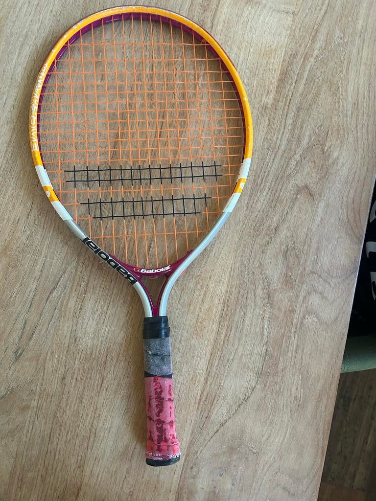 Babolat tennisracket met hoes - Gebruikt voor junior, Ophalen, Gebruikt, Racket, Babolat