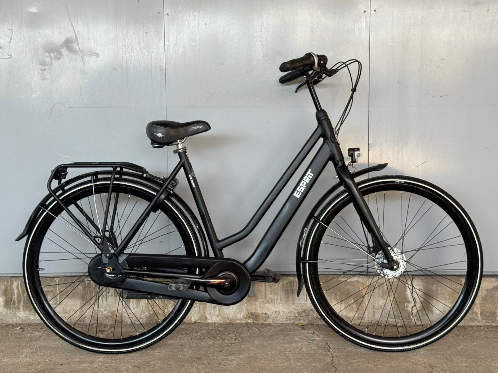 Oerdegelijke Gazelle Esprit D54 Stadsfiets Zwart - Garantie, Versnellingen, Ophalen of Verzenden, Gazelle, Trommelrem