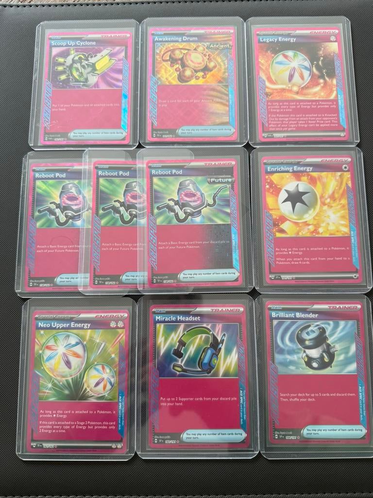 10x Ace Spec Pokemon kaarten. Neo Upper Energy 162/162, Ophalen of Verzenden, Nieuw, Meerdere kaarten