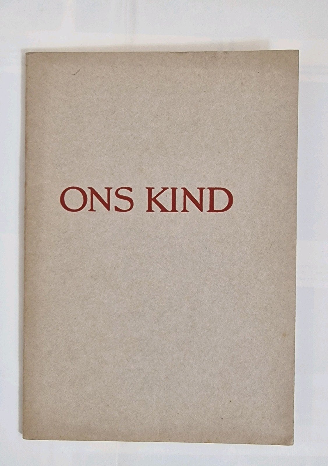Antiek Nutricia Ons Kind Gedenkboekje 1922/28 onbeschreven, Ophalen of Verzenden, Zo goed als nieuw, Overige typen
