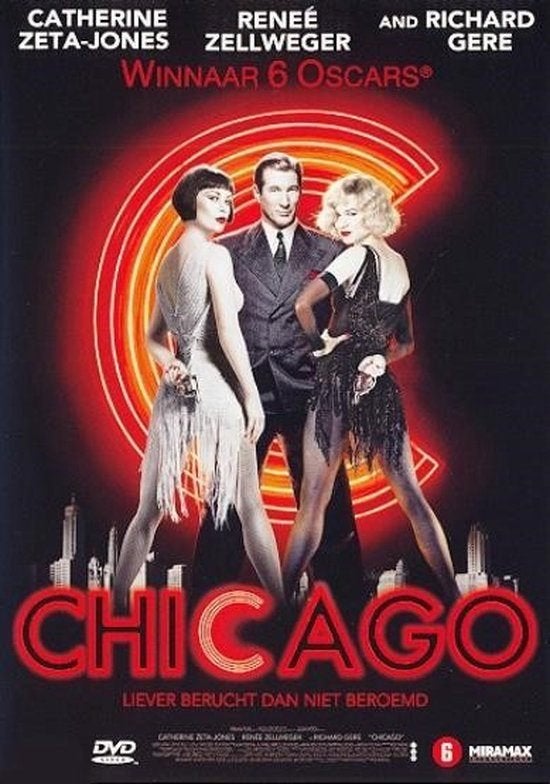 Chicago - Renee Zellweger Richard Gere DVD 8713045203795, Alle leeftijden, Nederlands, Ophalen of Verzenden, Zo goed als nieuw