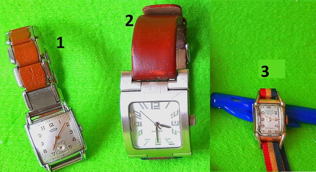 Voor de horloge hobbyist > Drie oude Horloges / Uurwerkjes, Ophalen of Verzenden, Gebruikt
