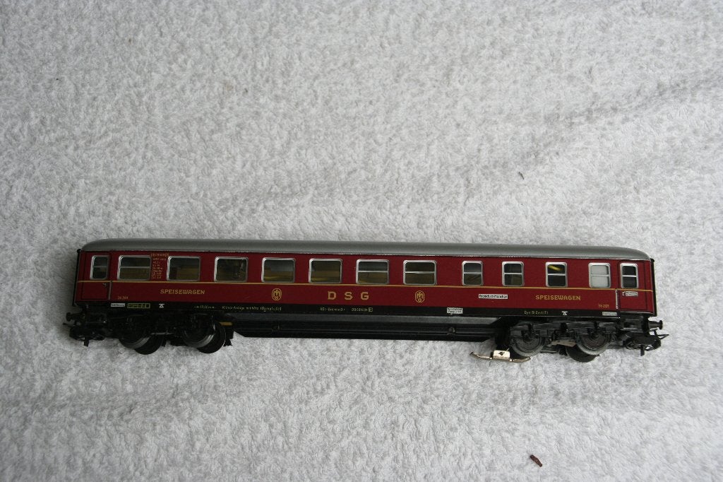Marklin HO 4024 (36201) DSG Speisewagon bruin (1-5), Wisselstroom, Gebruikt, Wagon, Ophalen of Verzenden