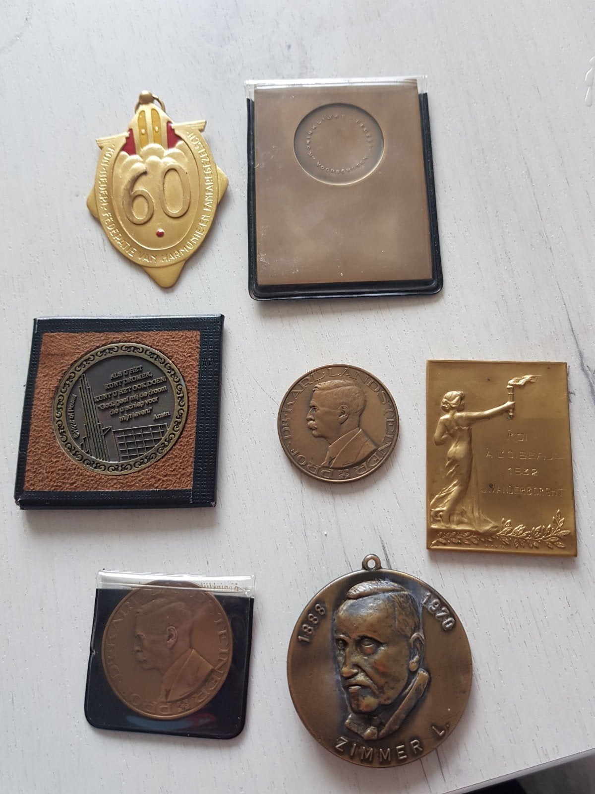 Medailles en erepenningen, Ophalen of Verzenden, Overige materialen