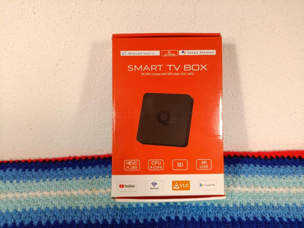 Nieuwe Smart TV Box - 4K Ultra HD - Android TV 10, Ophalen, Nieuw, Minder dan 500 GB
