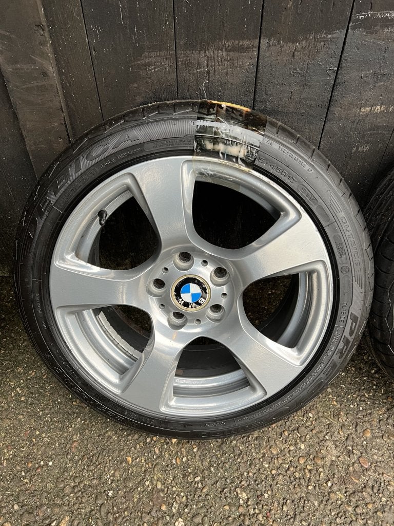 Originele bmw 3 5 serie e90 e91 e93 style 157 17” 5x120 7mm, Niet ingevuld, Gebruikt, Banden en Velgen, Niet ingevuld