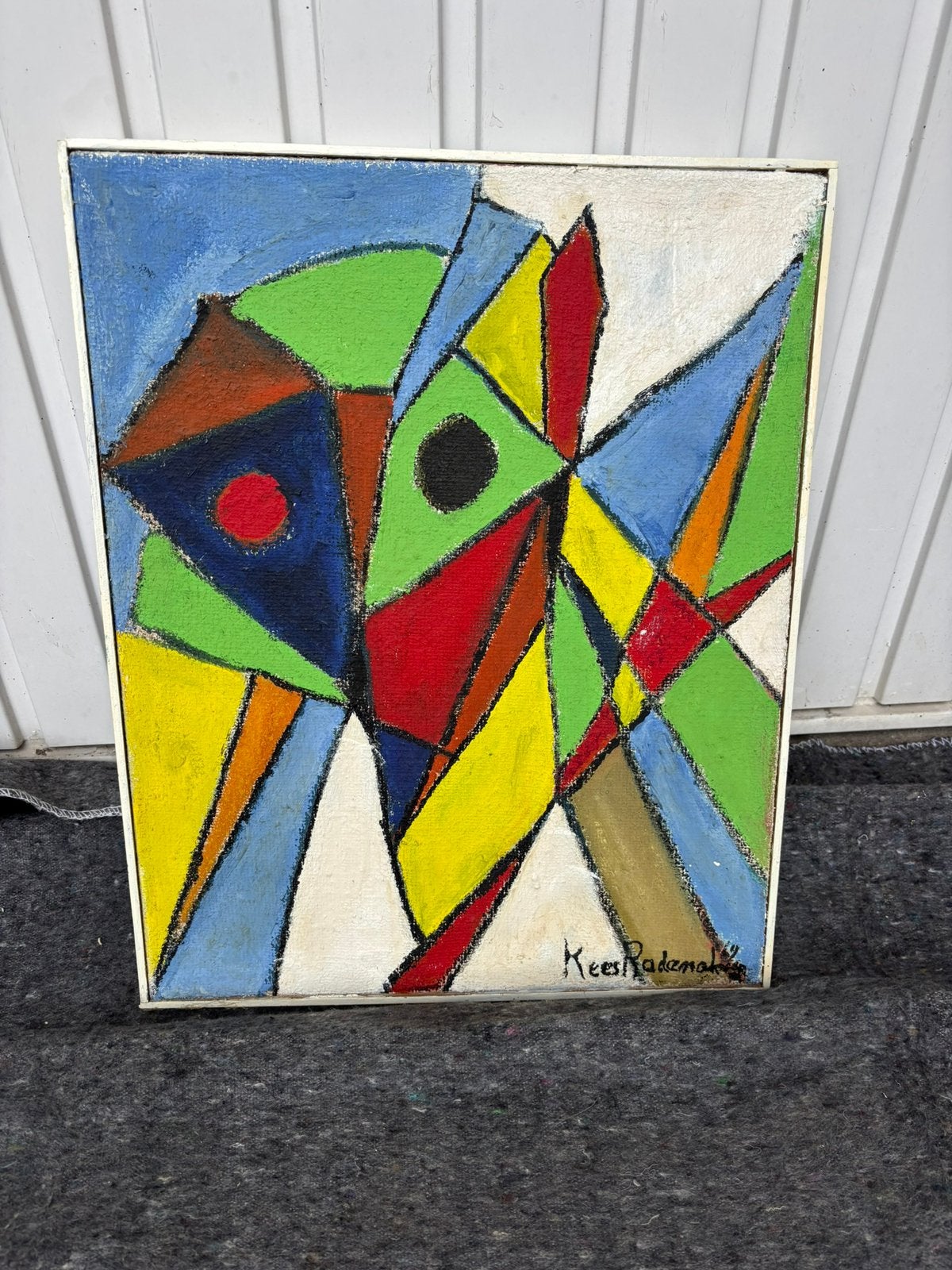 Schilderij van kees rademaker, Antiek en Kunst, Ophalen