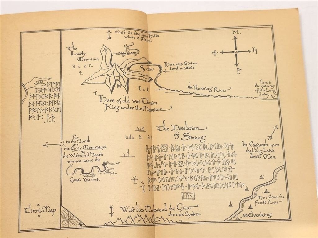 The Hobbit — J.R.R. Tolkien, Vintage 1976 met illustraties, Boeken, Ophalen of Verzenden, Gelezen