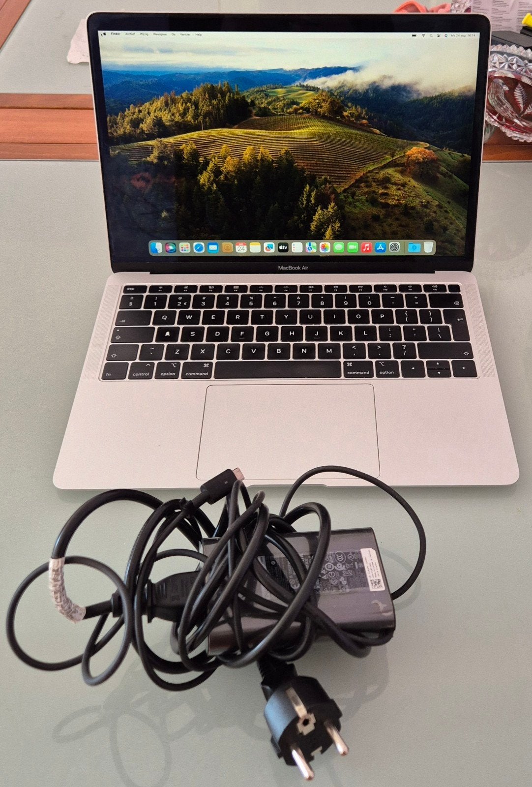 apple macbook air i5 2019 13,3 inch, Ophalen, Gebruikt, 256 GB, Qwerty