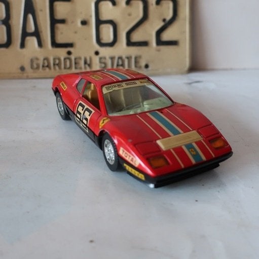 Bburago Ferrari BB512 rood 1:24 vintage, Ophalen of Verzenden, Gebruikt, Auto, Bburago