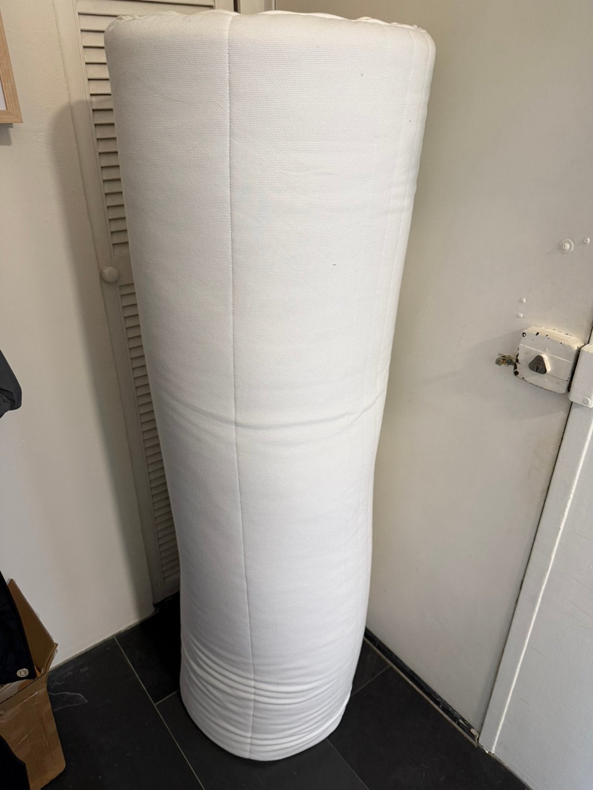 Topper matras 160x200 TUSSÖY IKEA wit, Ophalen, Tweepersoons, Zo goed als nieuw, Matras