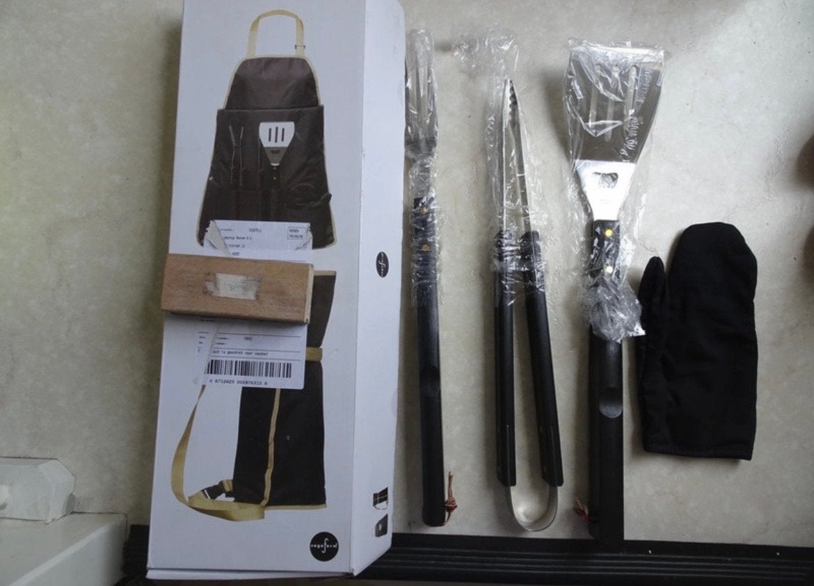 BBQ Schort met Grillgereedschap en Ovenwant - Sagaform, Ophalen of Verzenden, Nieuw