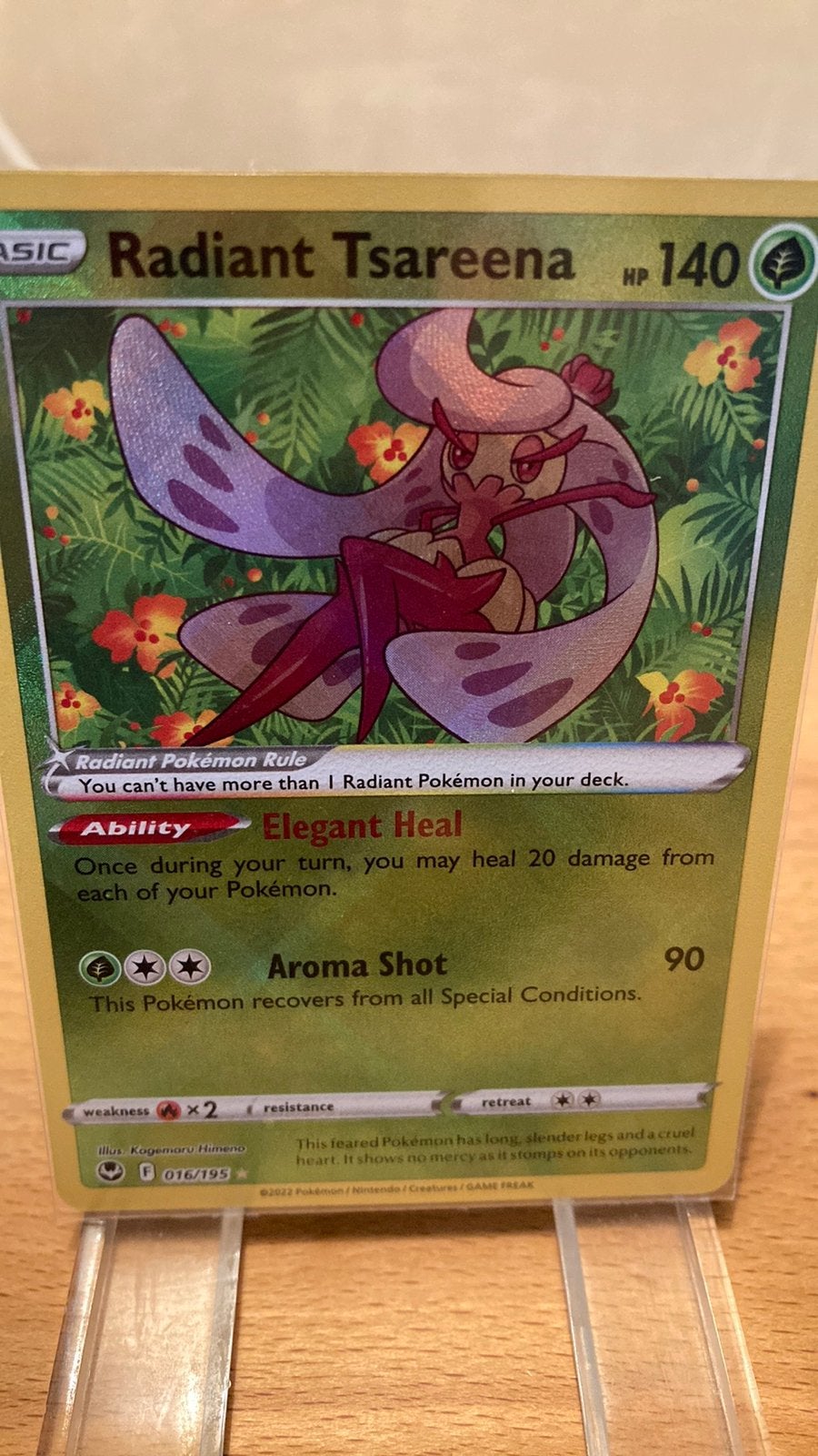 Pokemon Radiant Tsareena 16/195 Silver Tempest 3,00 euro, Ophalen of Verzenden, Zo goed als nieuw
