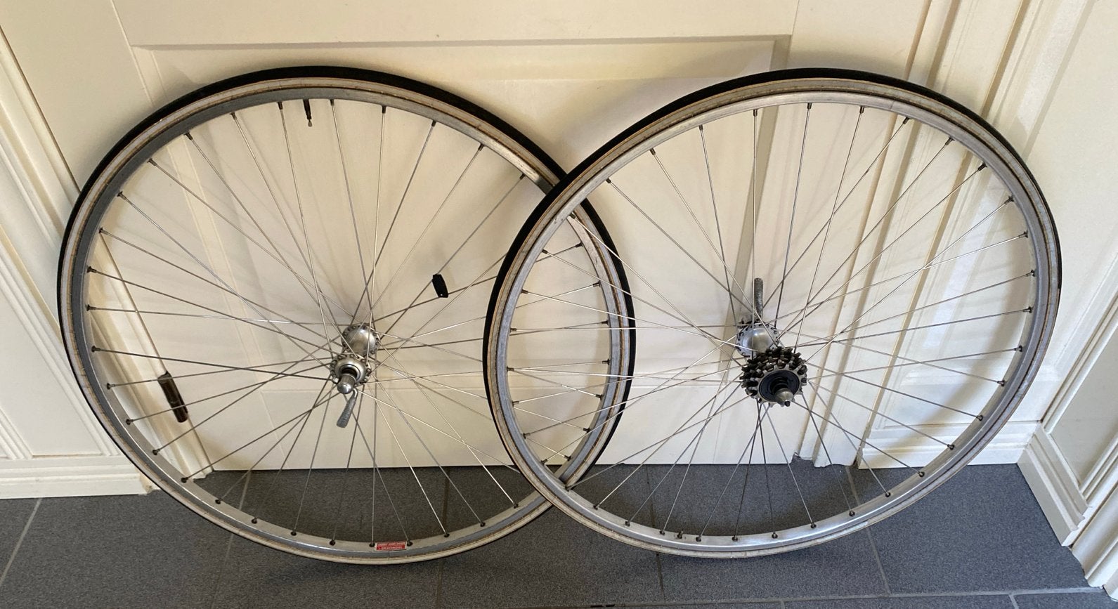 Wielset Miche naven en Suntour freewheel vintage, Wiel, Gebruikt, Ophalen of Verzenden, Aluminium